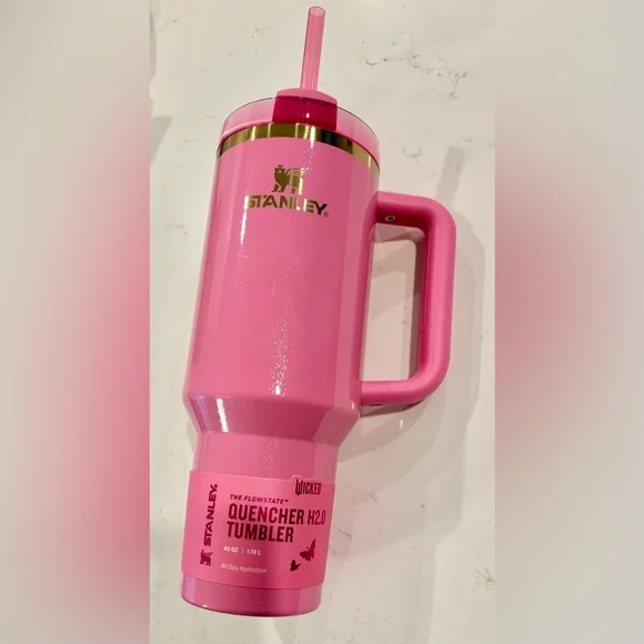 COPY - Wicked Glinda Pink 40 oz Stanley Brand New - Picture 1 of 4